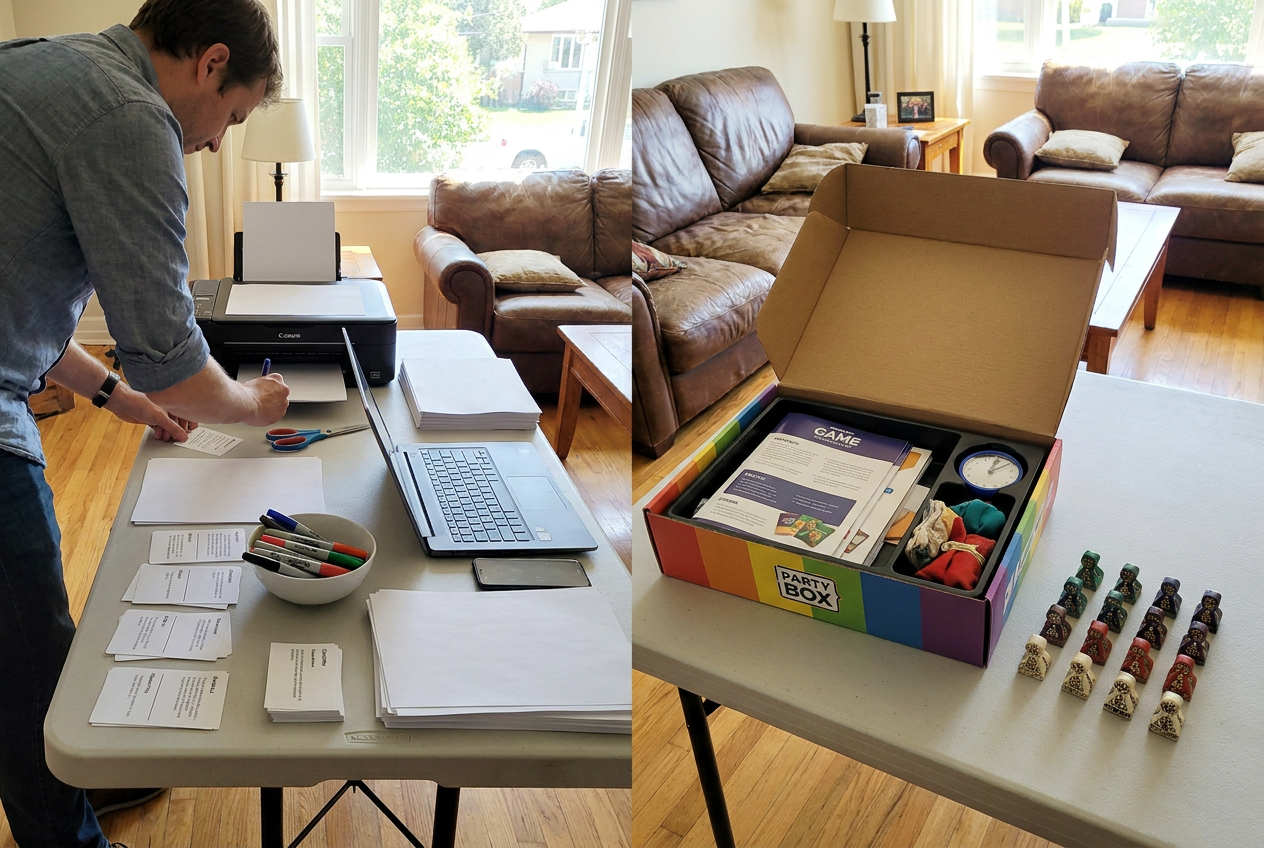 Free Printable Party Games vs a Done-for-You Coordinated Set