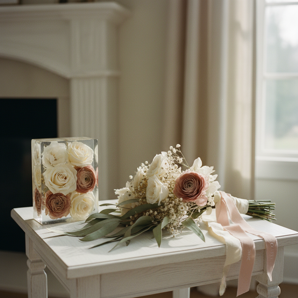 How to Preserve Your Wedding Bouquet and What It Costs to Have It Done