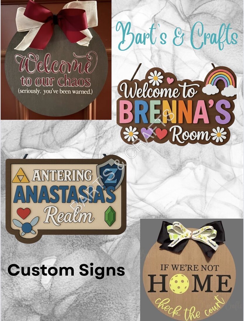 Bart's & Crafts custom order example