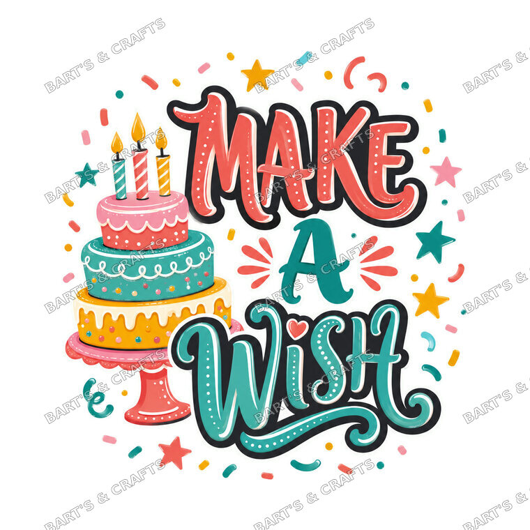 Birthdays #01 — Bart's & Crafts original design