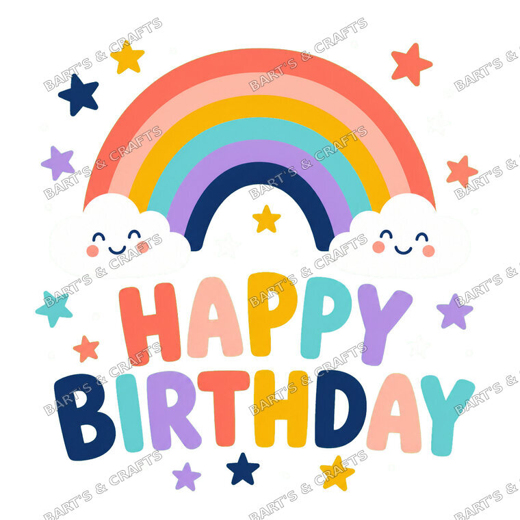 Birthdays #05 — Bart's & Crafts original design