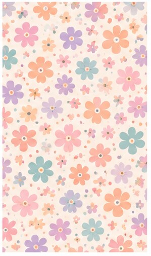 Flowers — Pastel #10 — Bart's & Crafts original design
