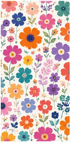 Flowers — Variety #10 — Bart's & Crafts original design
