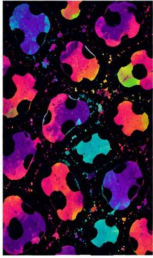 Neon Animal Prints #06 — Bart's & Crafts original design