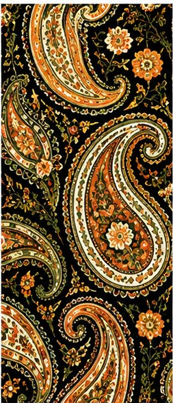 Paisley — Citrus #01 — Bart's & Crafts original design