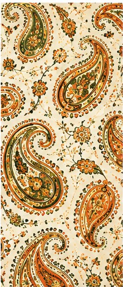 Paisley — Citrus #02 — Bart's & Crafts original design