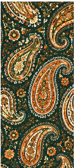Paisley — Citrus #03 — Bart's & Crafts original design