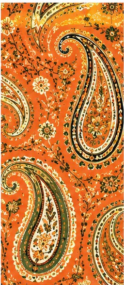 Paisley — Citrus #04 — Bart's & Crafts original design