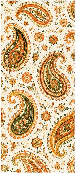 Paisley — Citrus #10 — Bart's & Crafts original design
