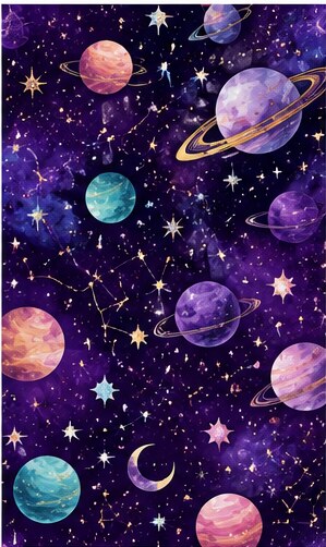 Planets & Galaxy #03 — Bart's & Crafts original design