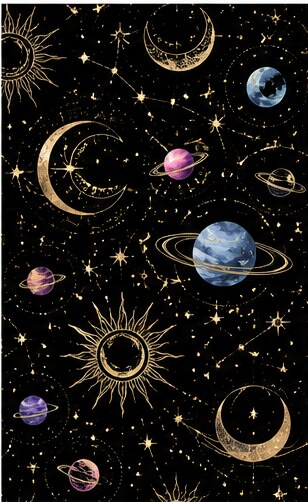 Planets & Galaxy #04 — Bart's & Crafts original design