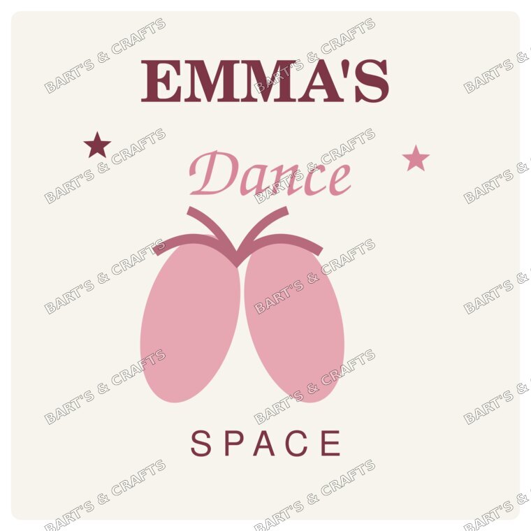 Room & Name Signs #02 — Bart's & Crafts original design