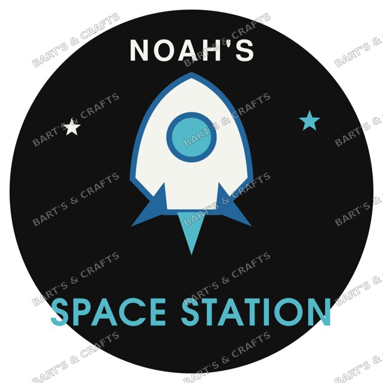 Room & Name Signs #05 — Bart's & Crafts original design