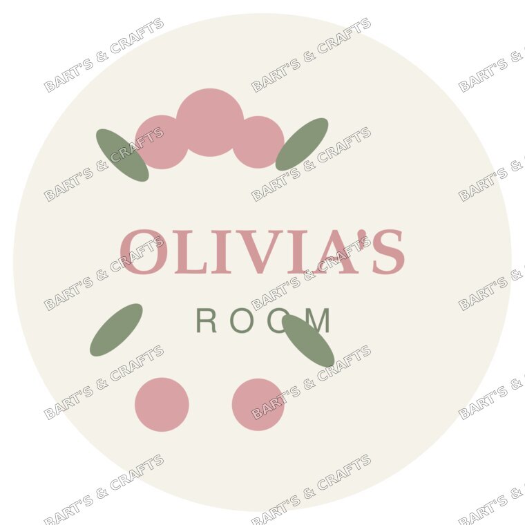 Room & Name Signs #07 — Bart's & Crafts original design