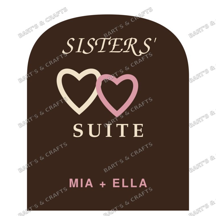 Room & Name Signs #08 — Bart's & Crafts original design