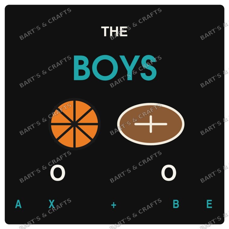 Room & Name Signs #09 — Bart's & Crafts original design