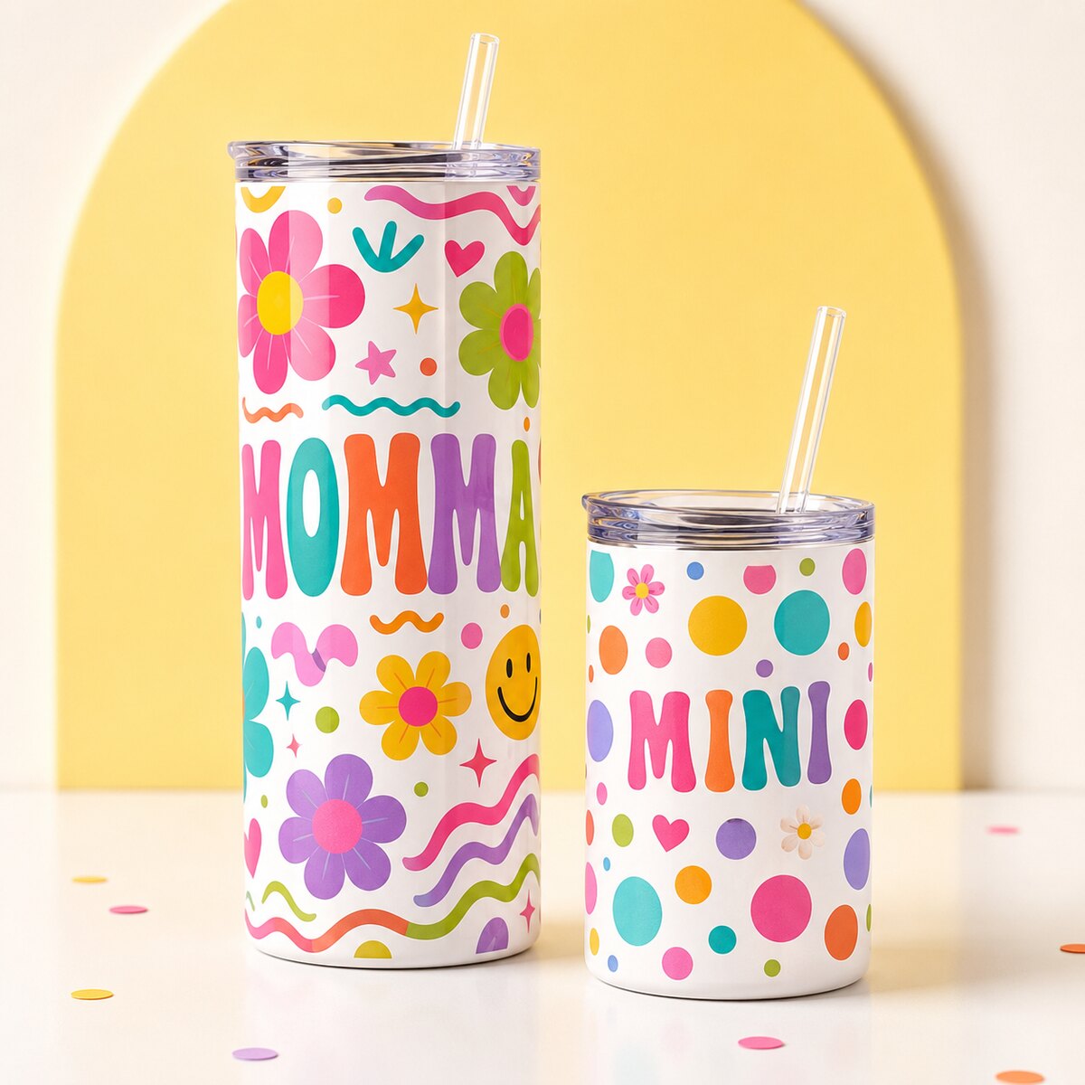 Groovy Mom & Mini Tumbler Set
