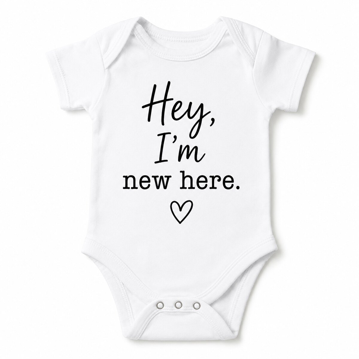 "I'm New Here" Baby Onesie