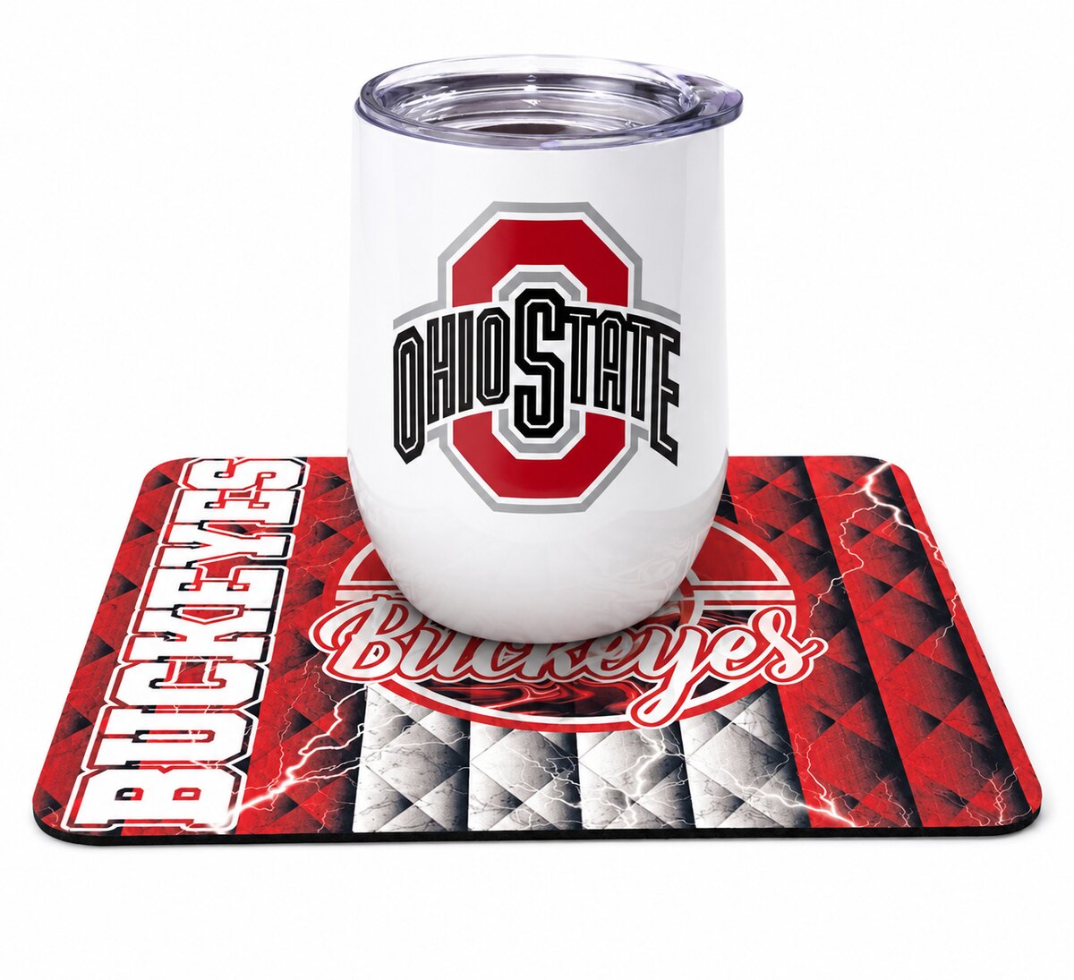 Ohio State Buckeyes Tumbler + Mousepad Set