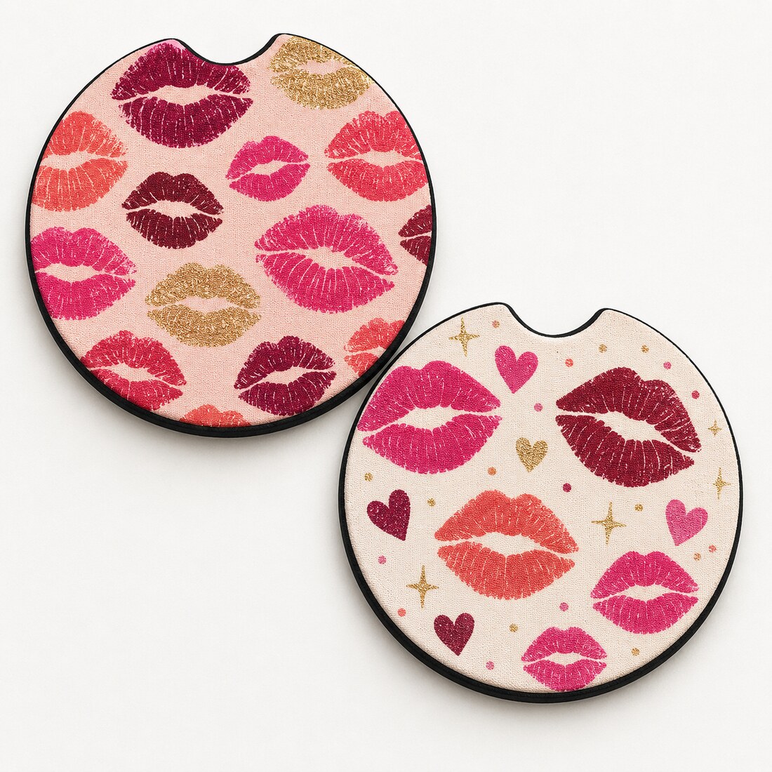 Kisses car coaster set