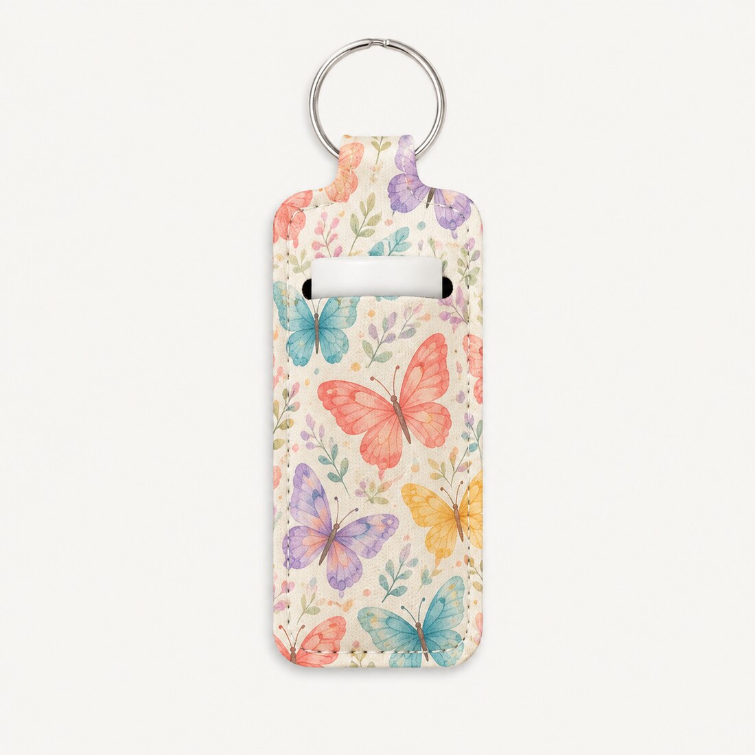 Butterfly chapstick holder