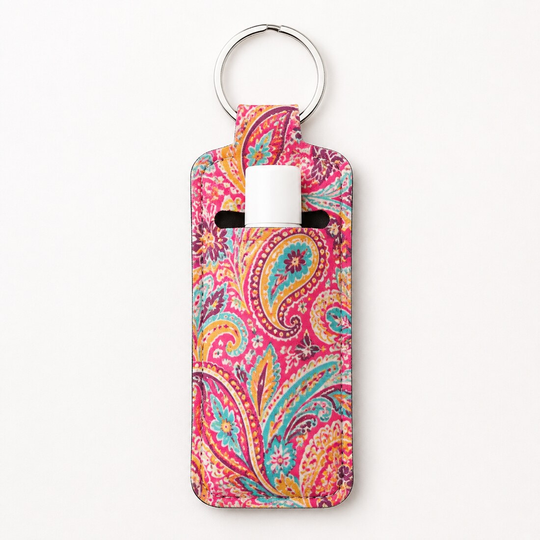 Paisley chapstick holder