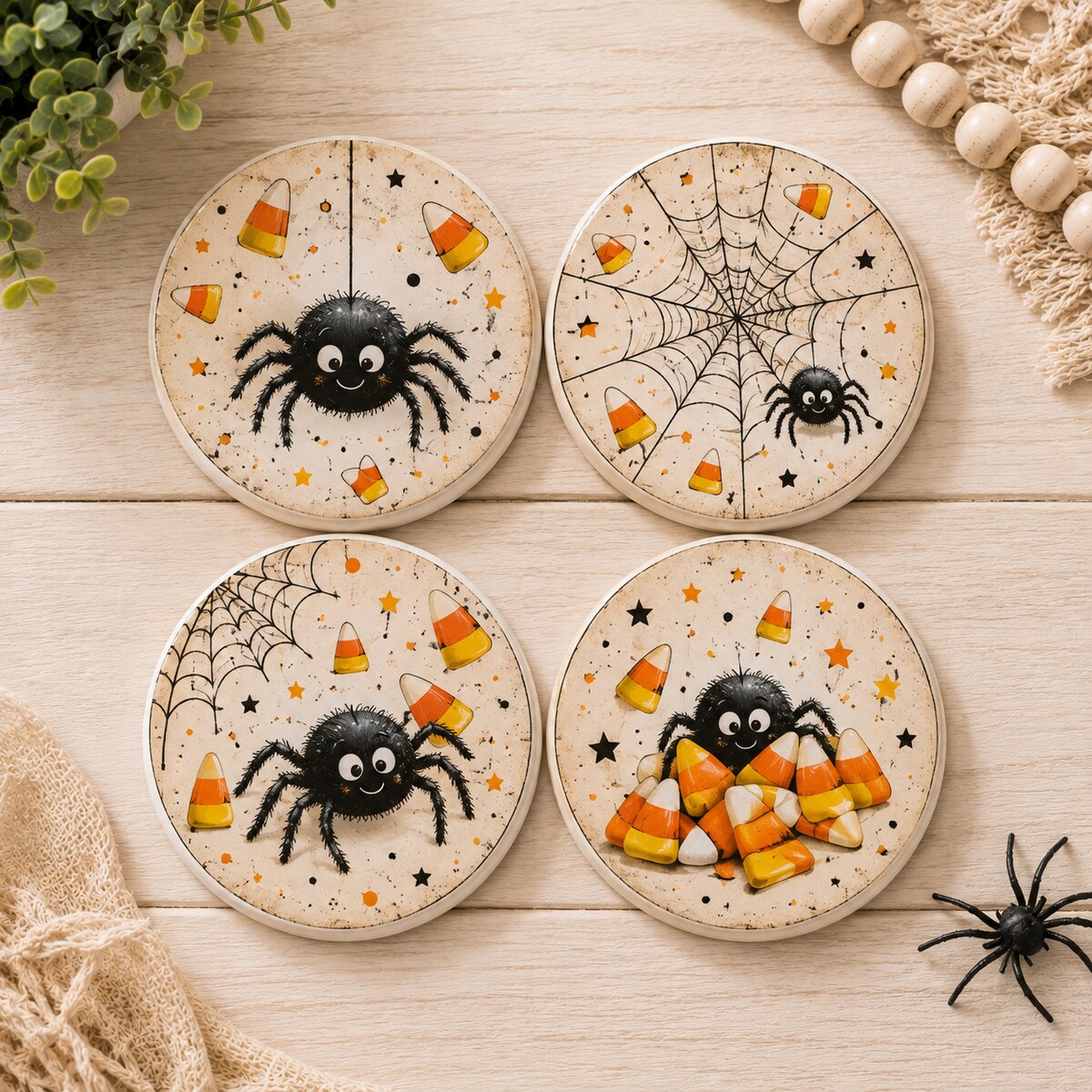 Halloween Coaster Set
