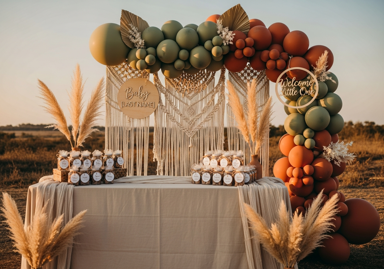 Boho Baby Shower