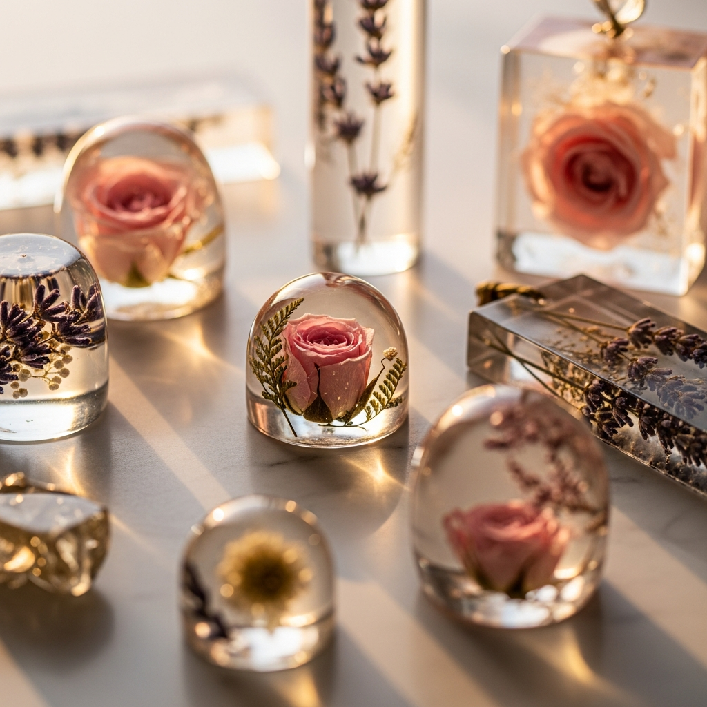 A Beginner's Guide to Resin: Keepsakes, Coasters, and Floral Preservation