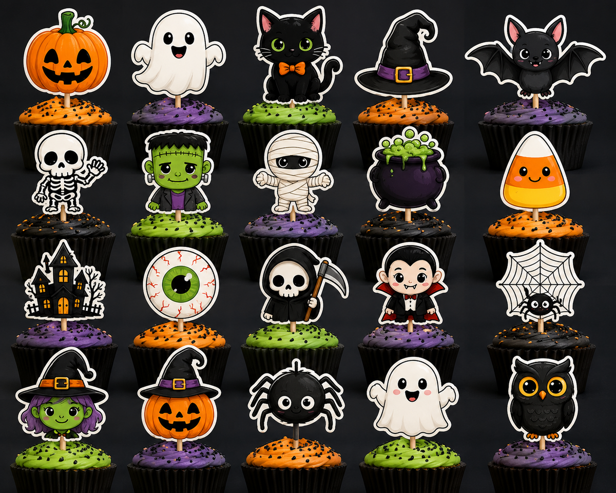 Halloween Cake Toppers