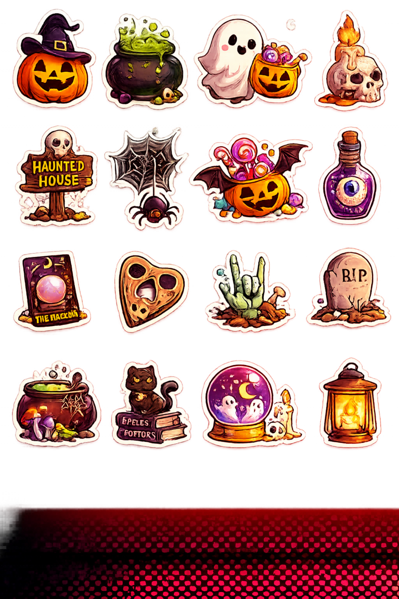 Halloween Sticker Set