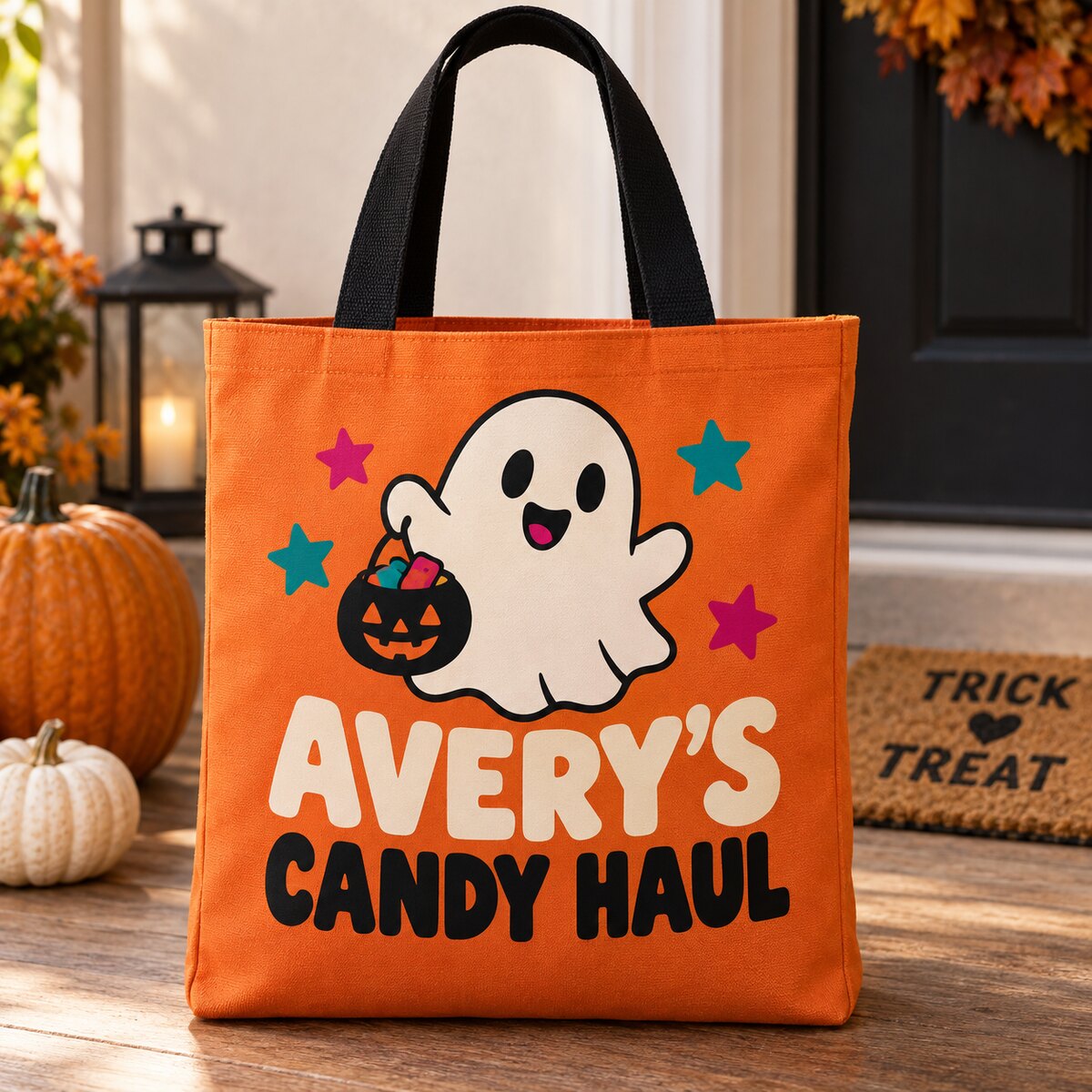 Personalized Candy Haul Tote