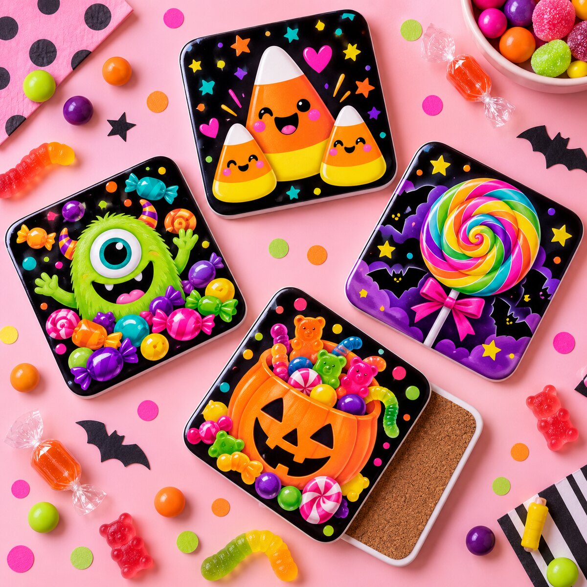 Candy Coaster Set