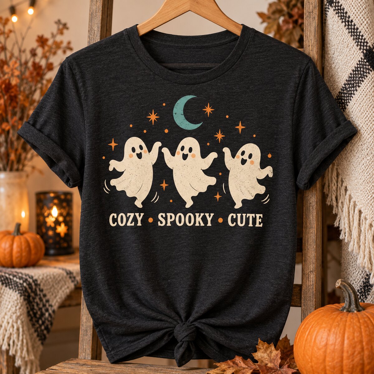 Cozy Spooky Cute Ghost Tee