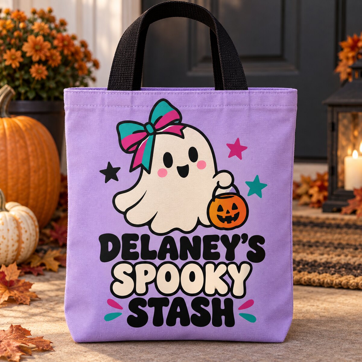 Personalized Spooky Stash Tote