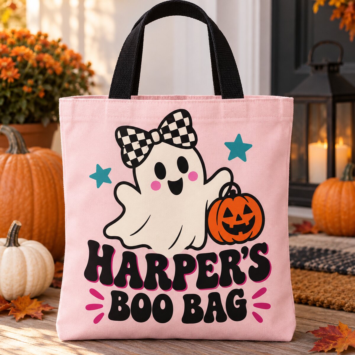 Personalized Boo Tote