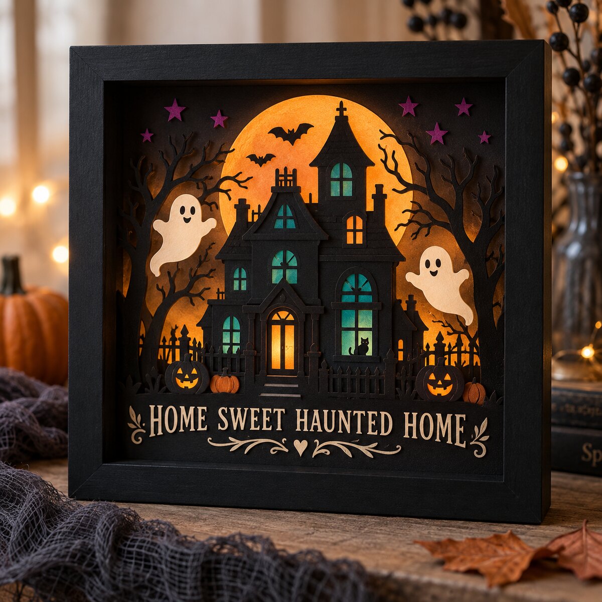 Home Sweet Haunted Home Shadowbox