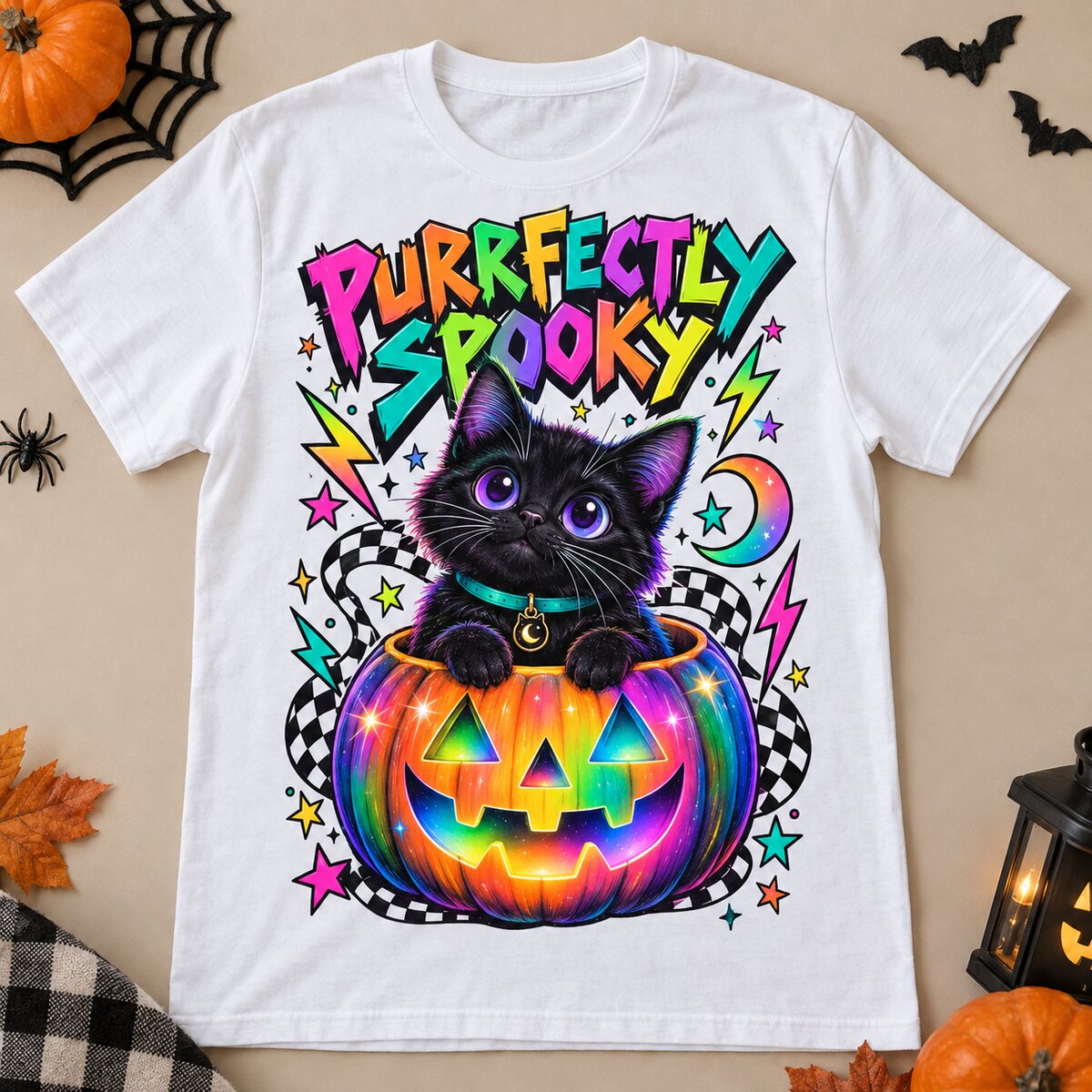 Purrfectly Spooky Cat Tee