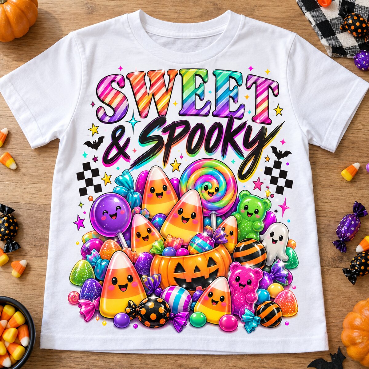 Sweet & Spooky Candy Tee