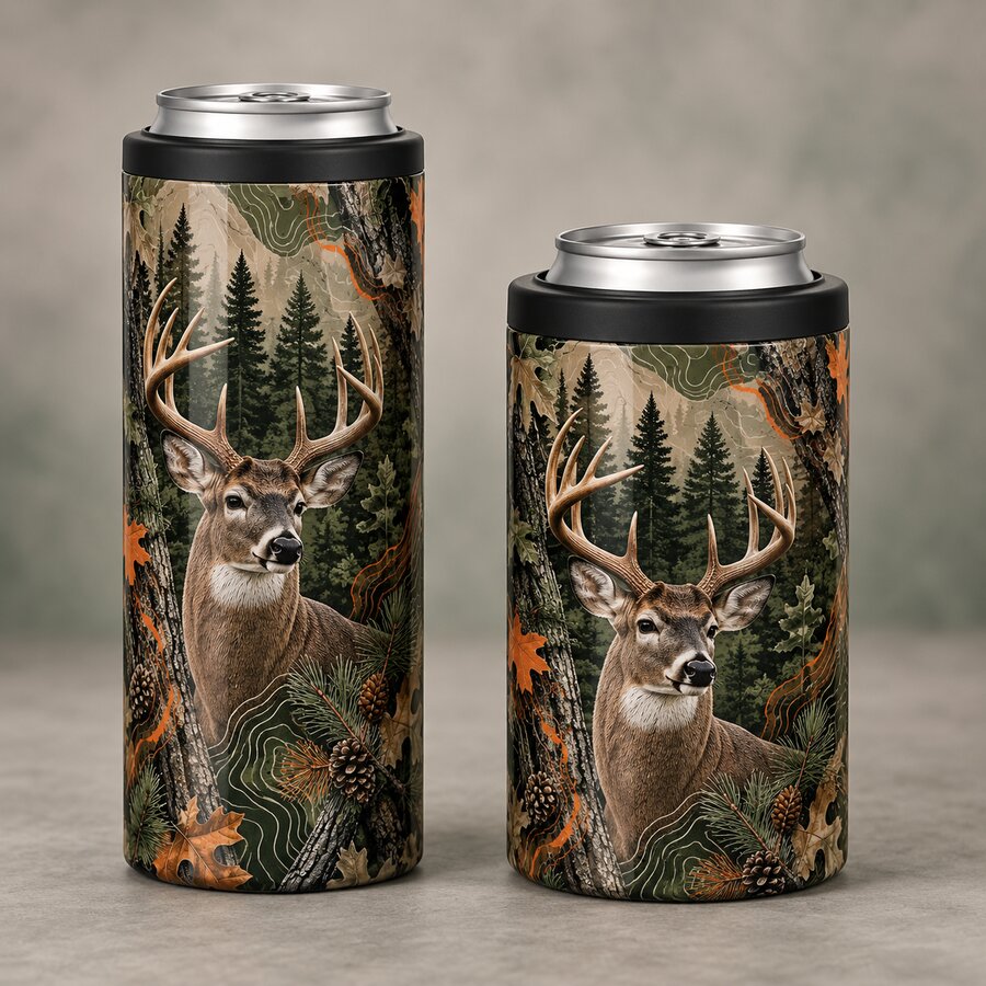 Buck Country Can Koozie