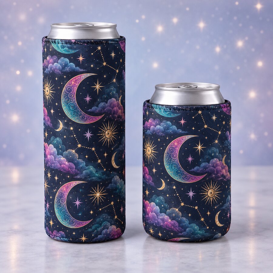 Mystic Moons Can Koozie