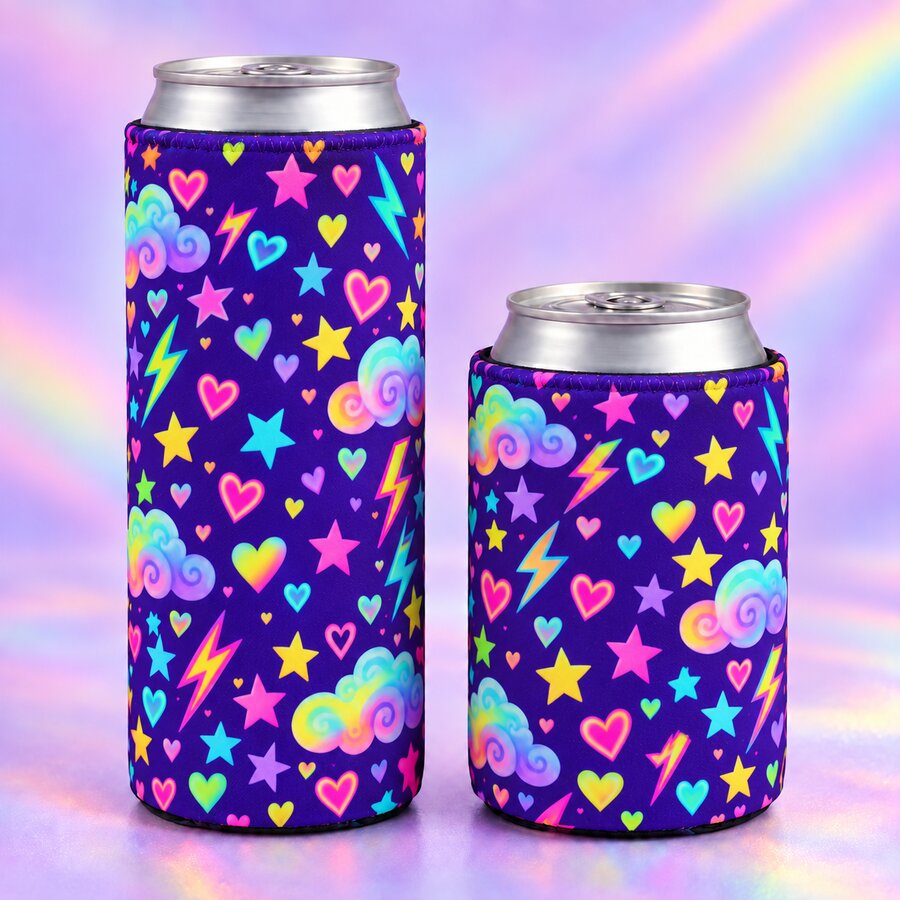 Rainbow Dreamin' Can Koozie