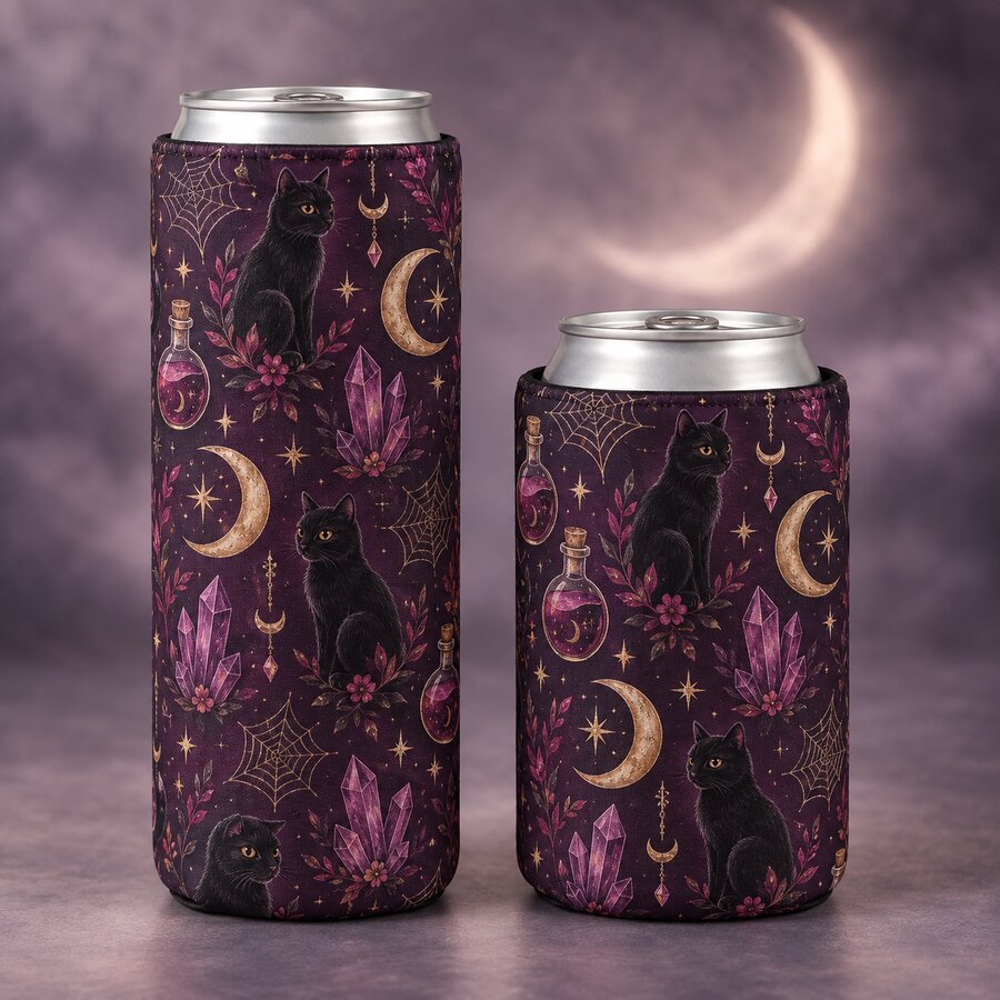 Witchy Vibes Can Koozie