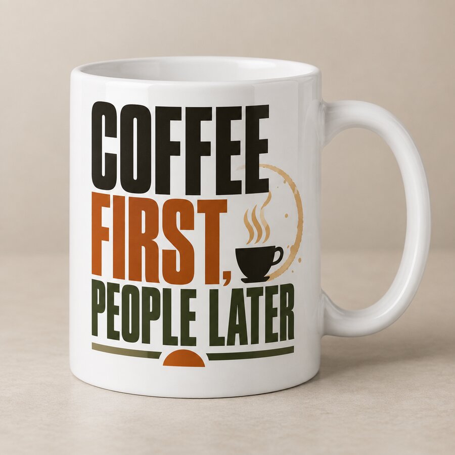 Coffee First, People Later Mug