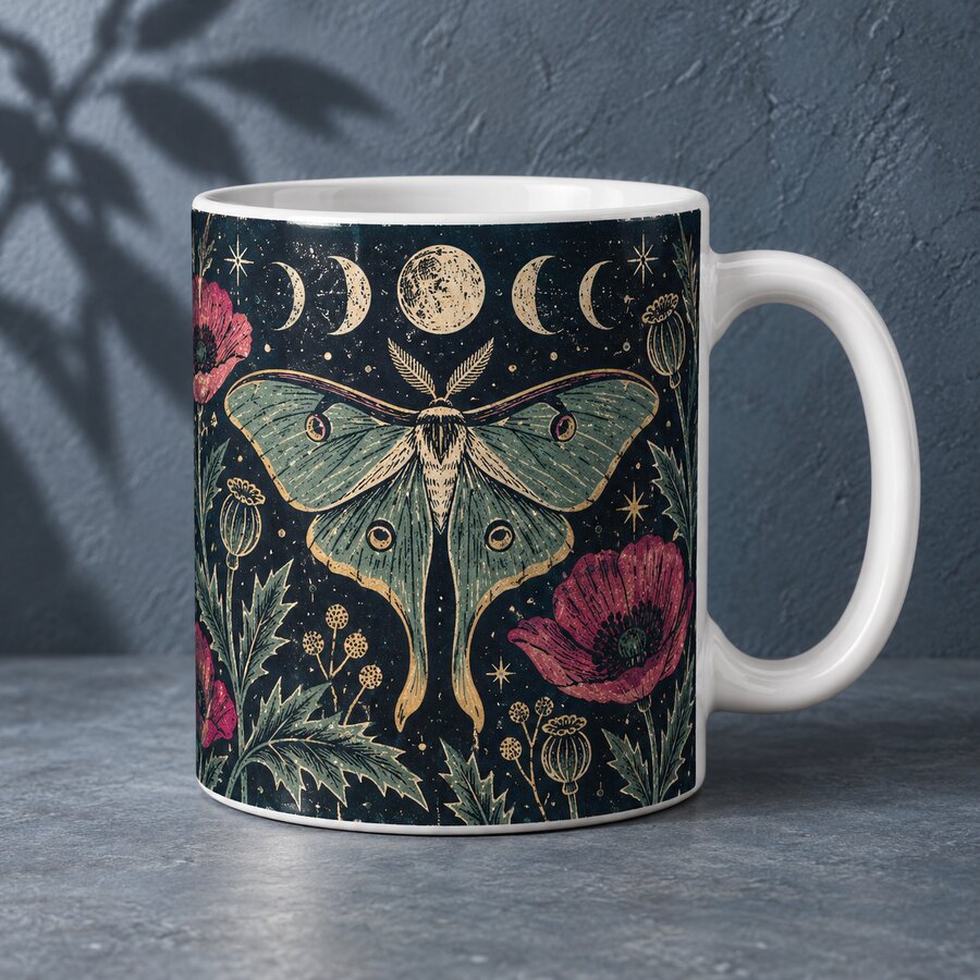 Luna Moth Mug