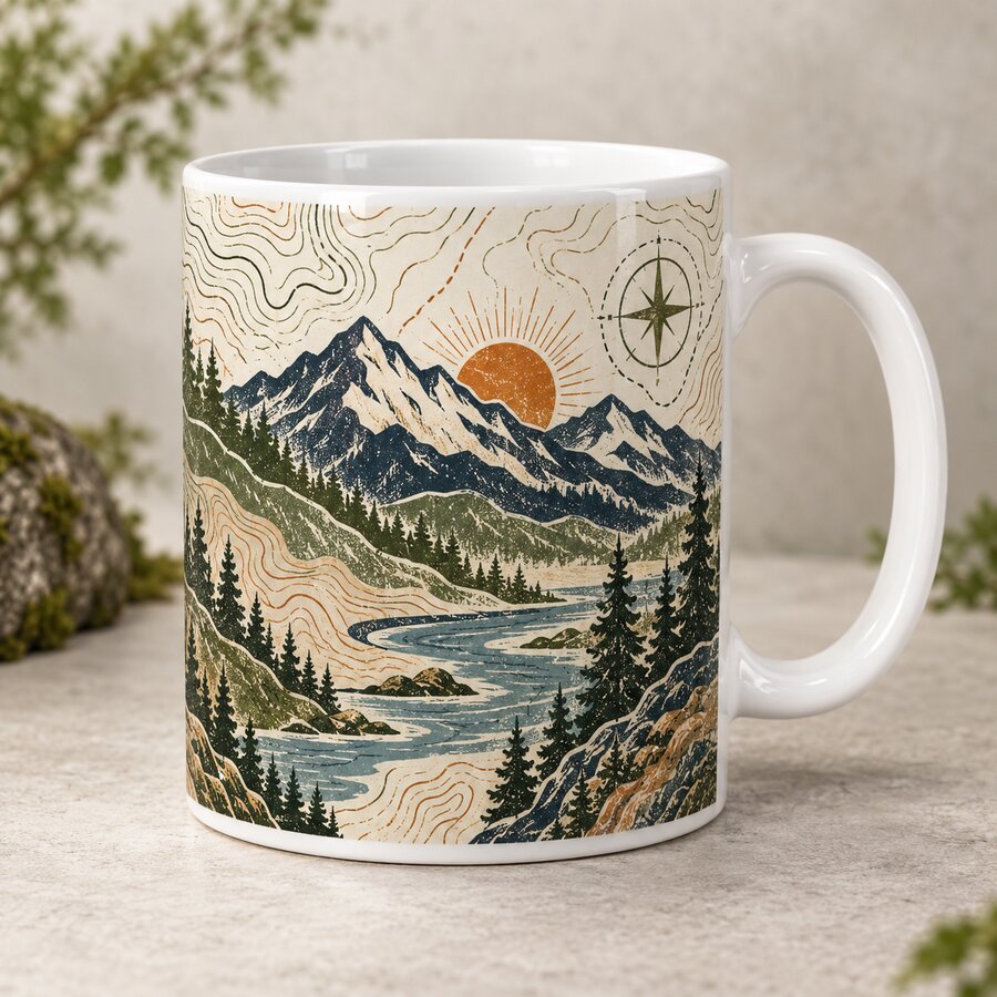 Mountain Range Mug