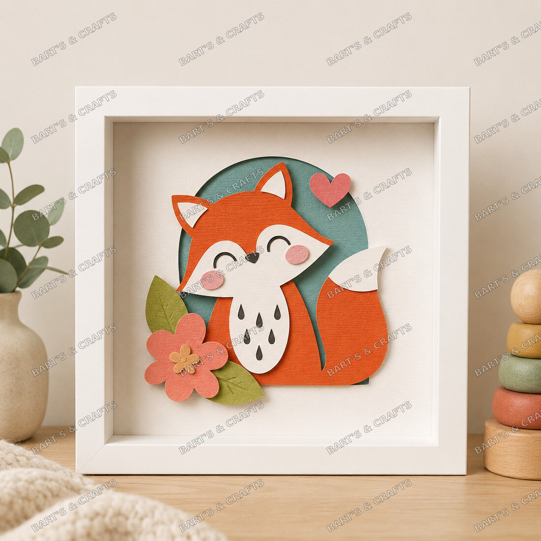 Baby Fox Shadowbox