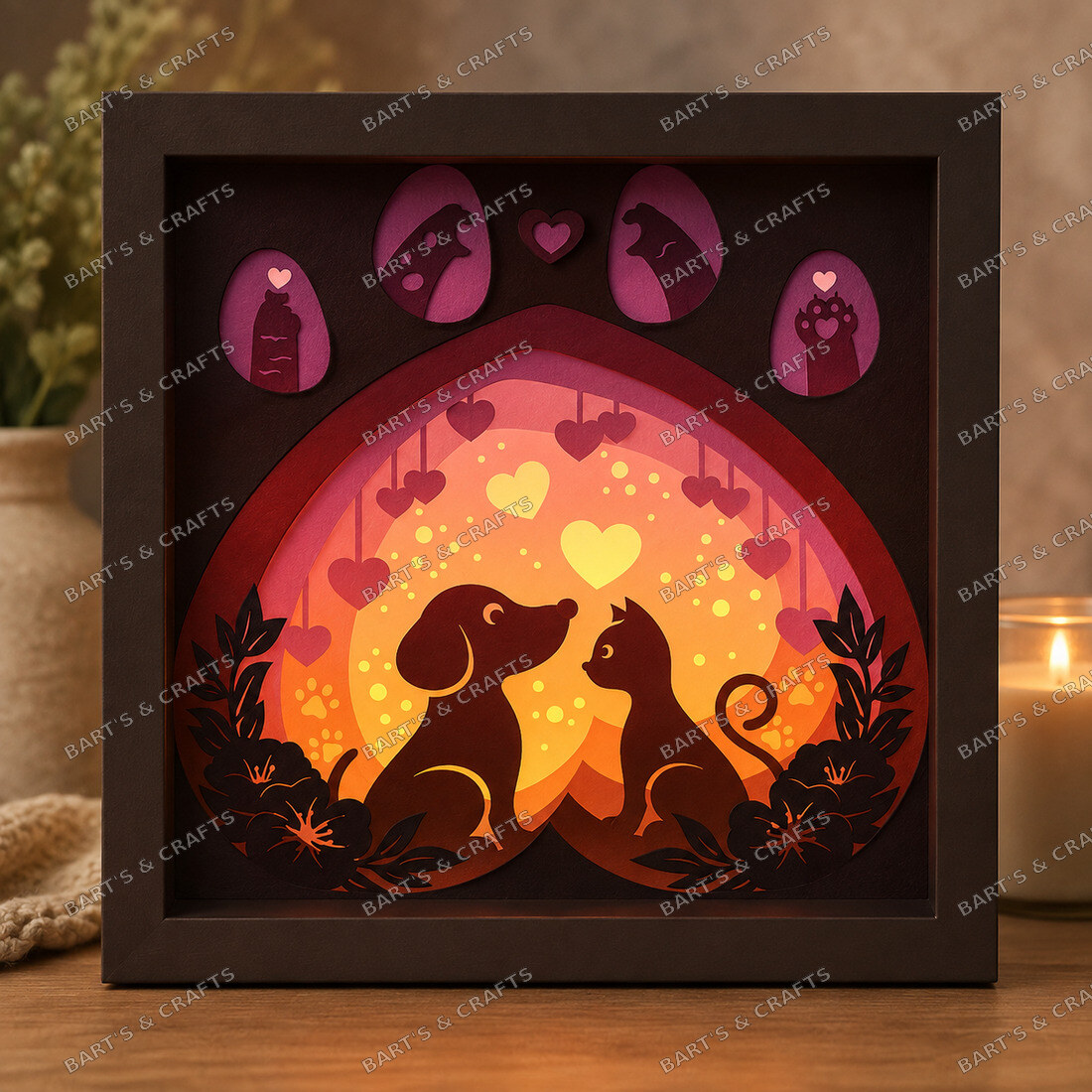 Pet Love Shadowbox