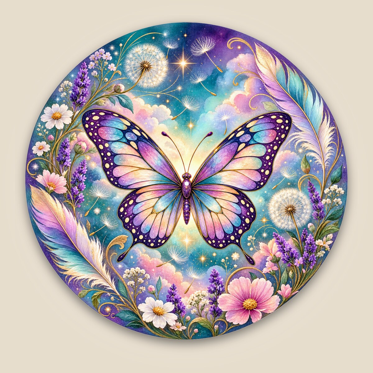 Butterfly Remembrance wind spinner