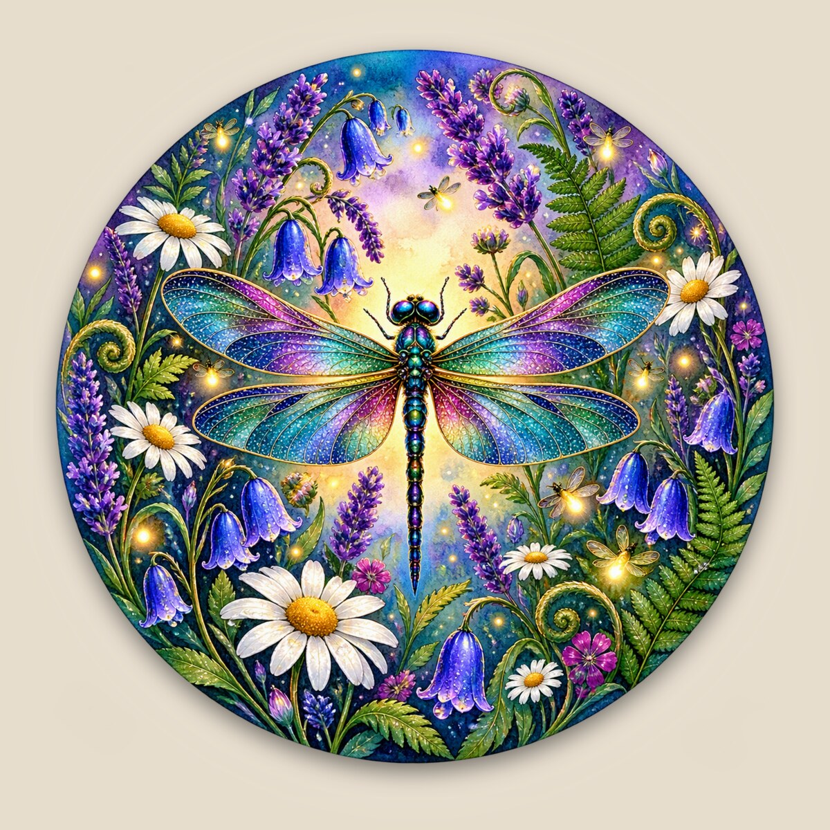 Wind spinners and garden